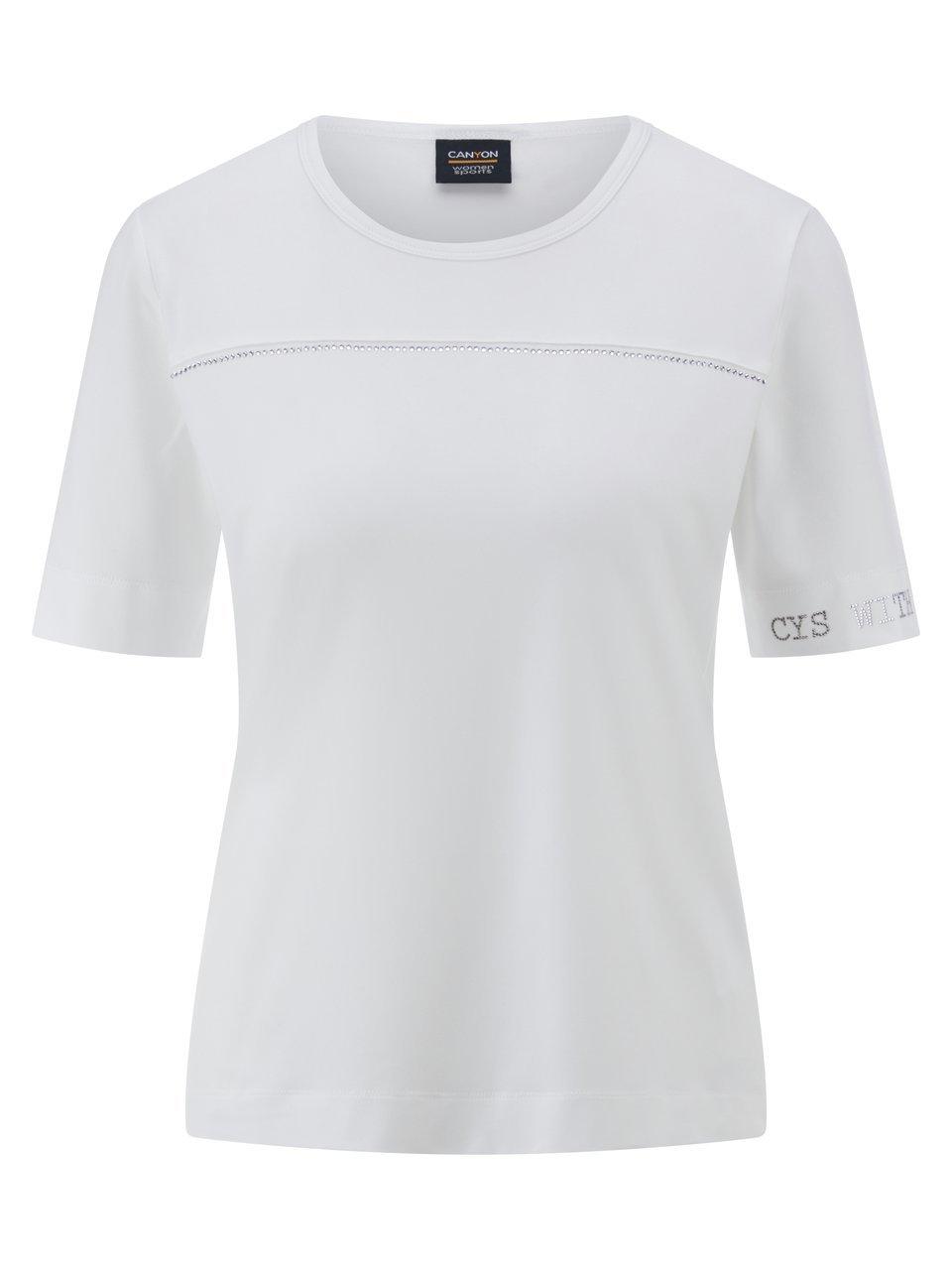 T-Shirt Rundhals-Ausschnitt Canyon weiss günstig online kaufen