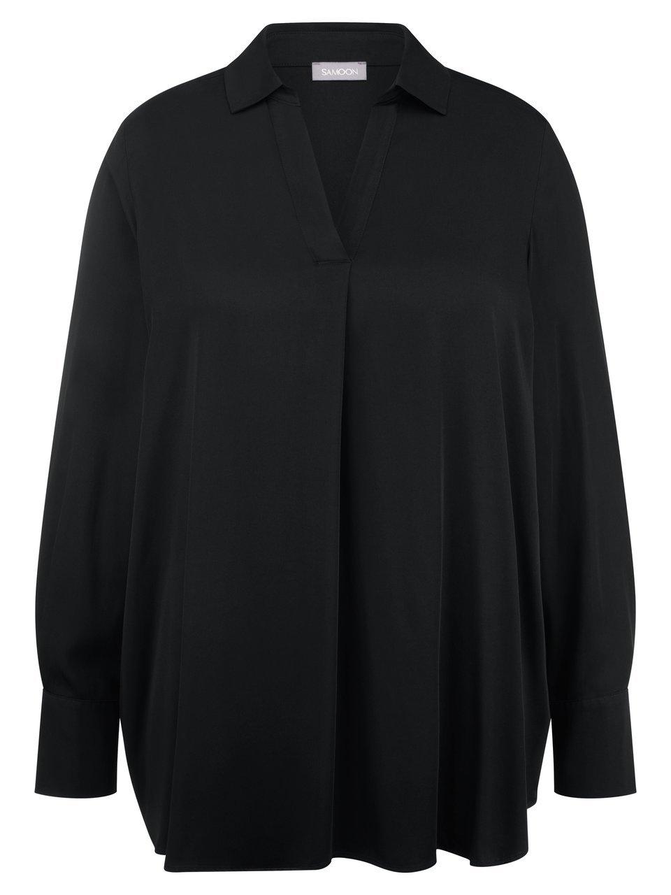 Long-Bluse Samoon schwarz günstig online kaufen