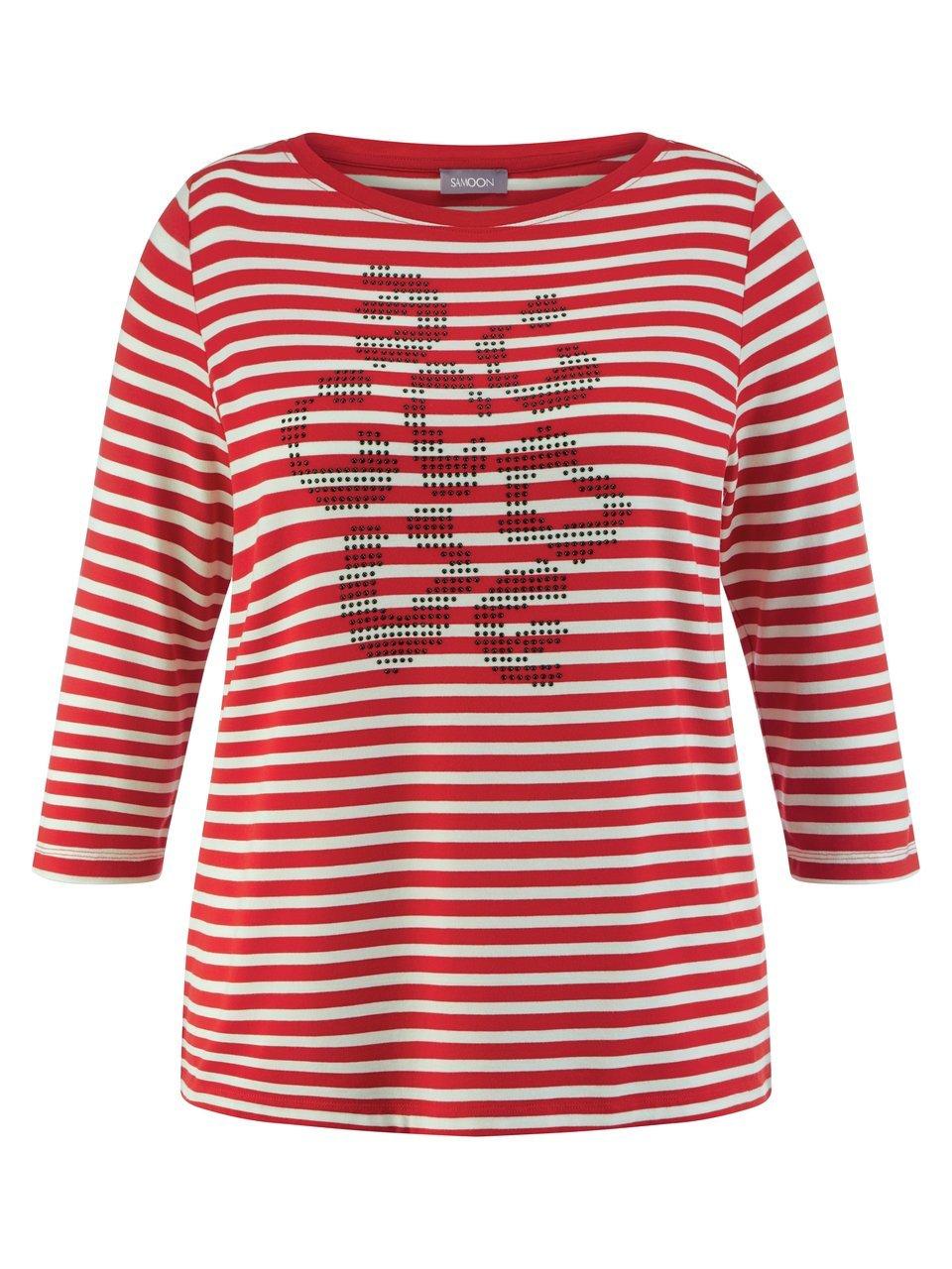Rundhals-Shirt Samoon rot günstig online kaufen
