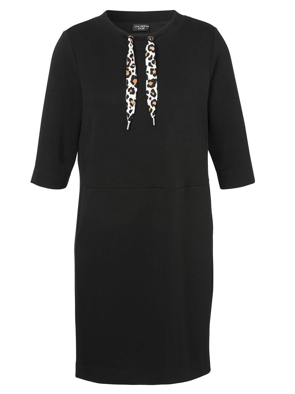 Sweatkleid 3/4-Arm Via Appia Due schwarz günstig online kaufen