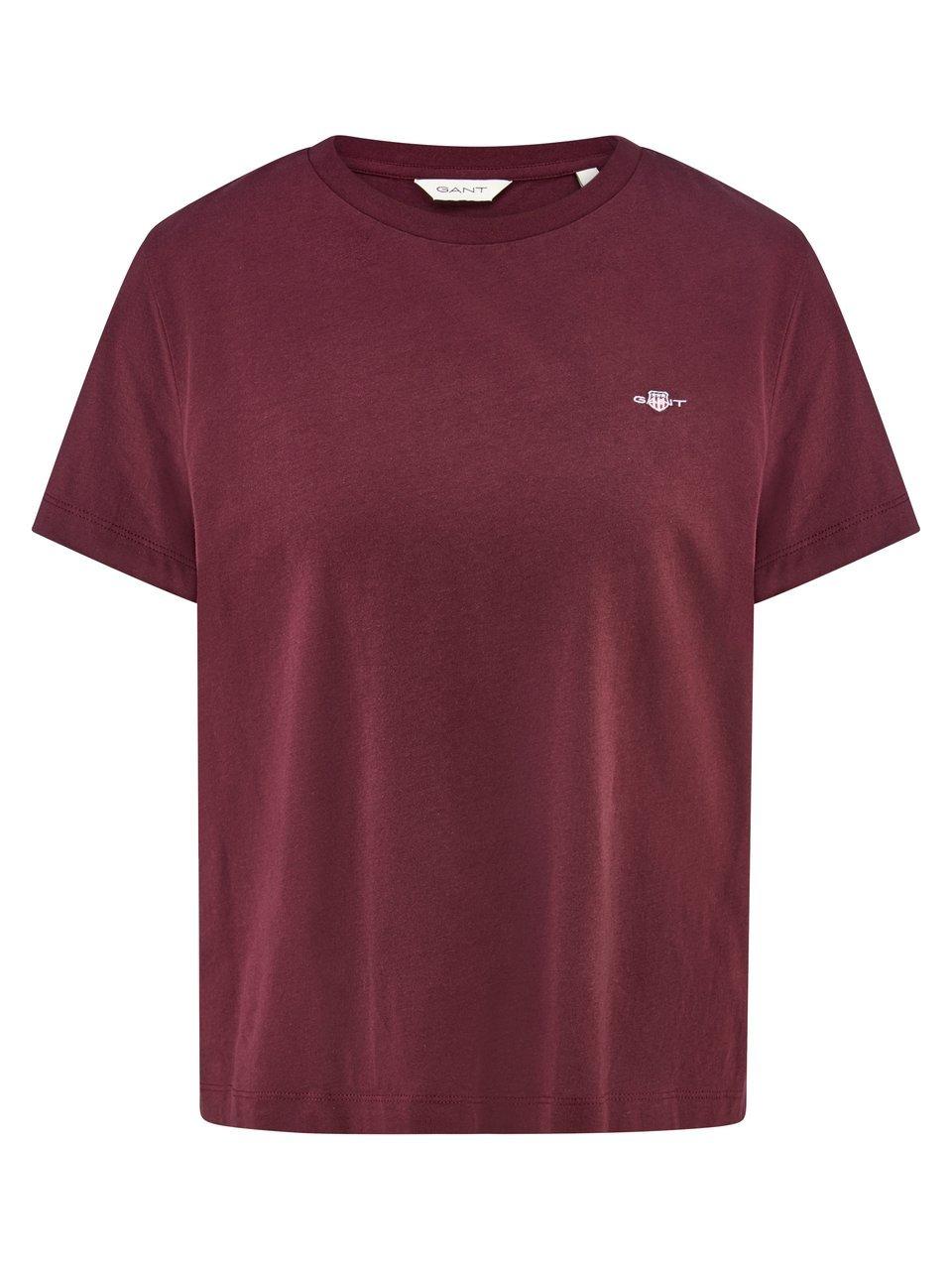 Rundhals-Shirt GANT rot günstig online kaufen