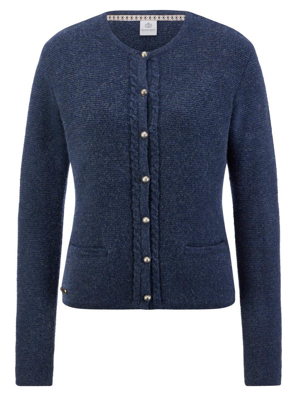 Strickjacke Finnland Hammerschmid blau günstig online kaufen