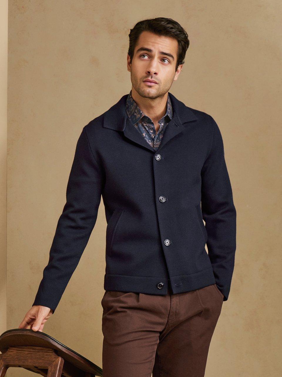 MAERZ Muenchen - Strickjacke mit Hemdkragen