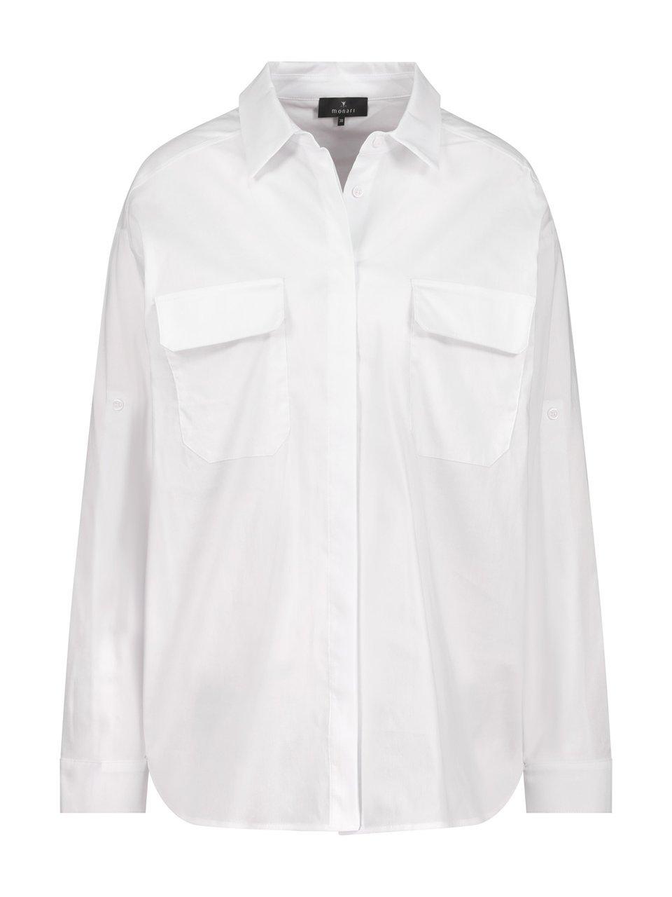 Long-Bluse Monari weiss günstig online kaufen