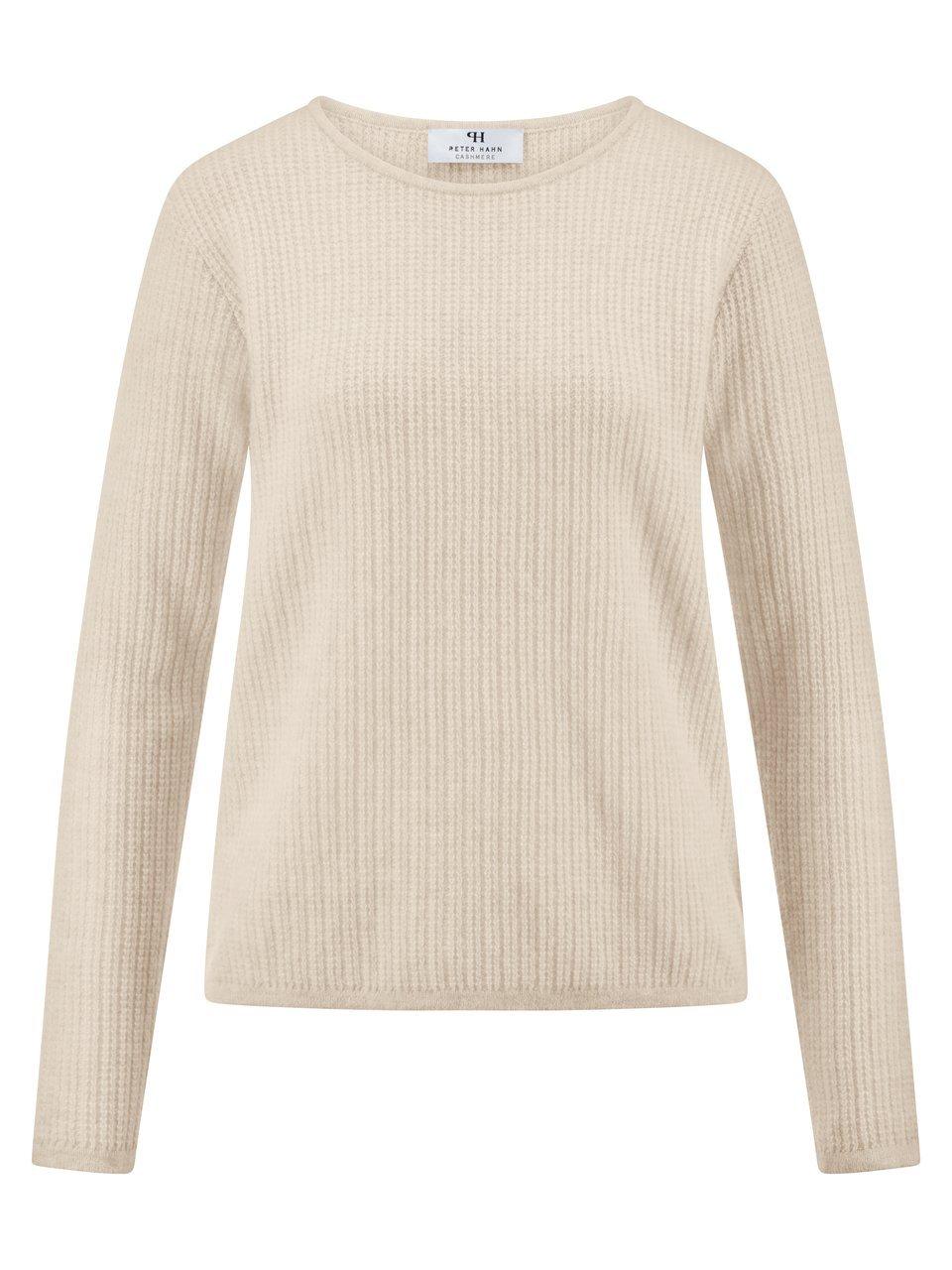 Peter Hahn Trui ronde hals Van  beige