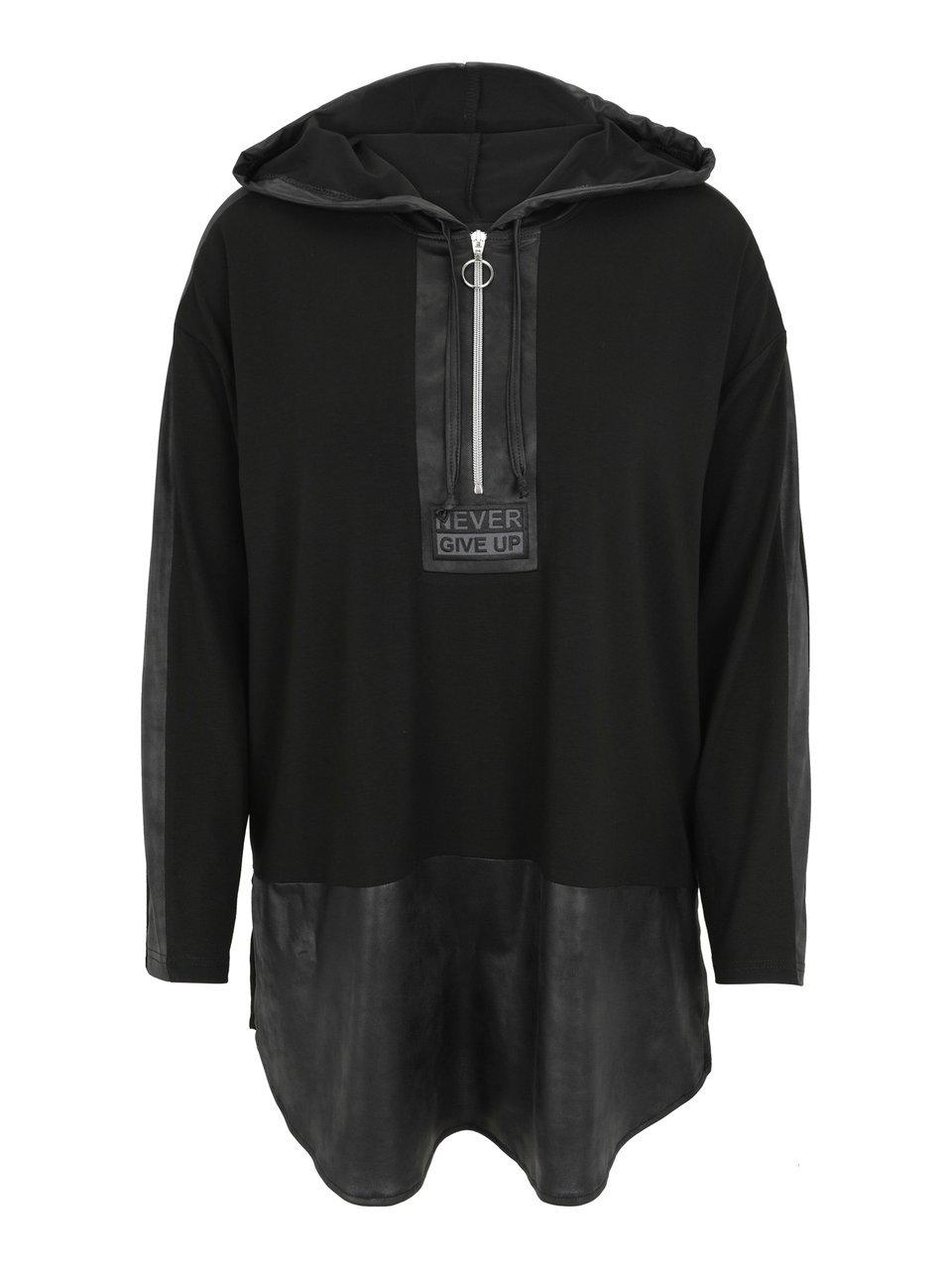 Long-Shirt Kapuze Doris Streich schwarz günstig online kaufen