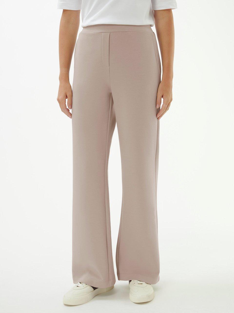 Margittes - Wide Fit-jersey broek