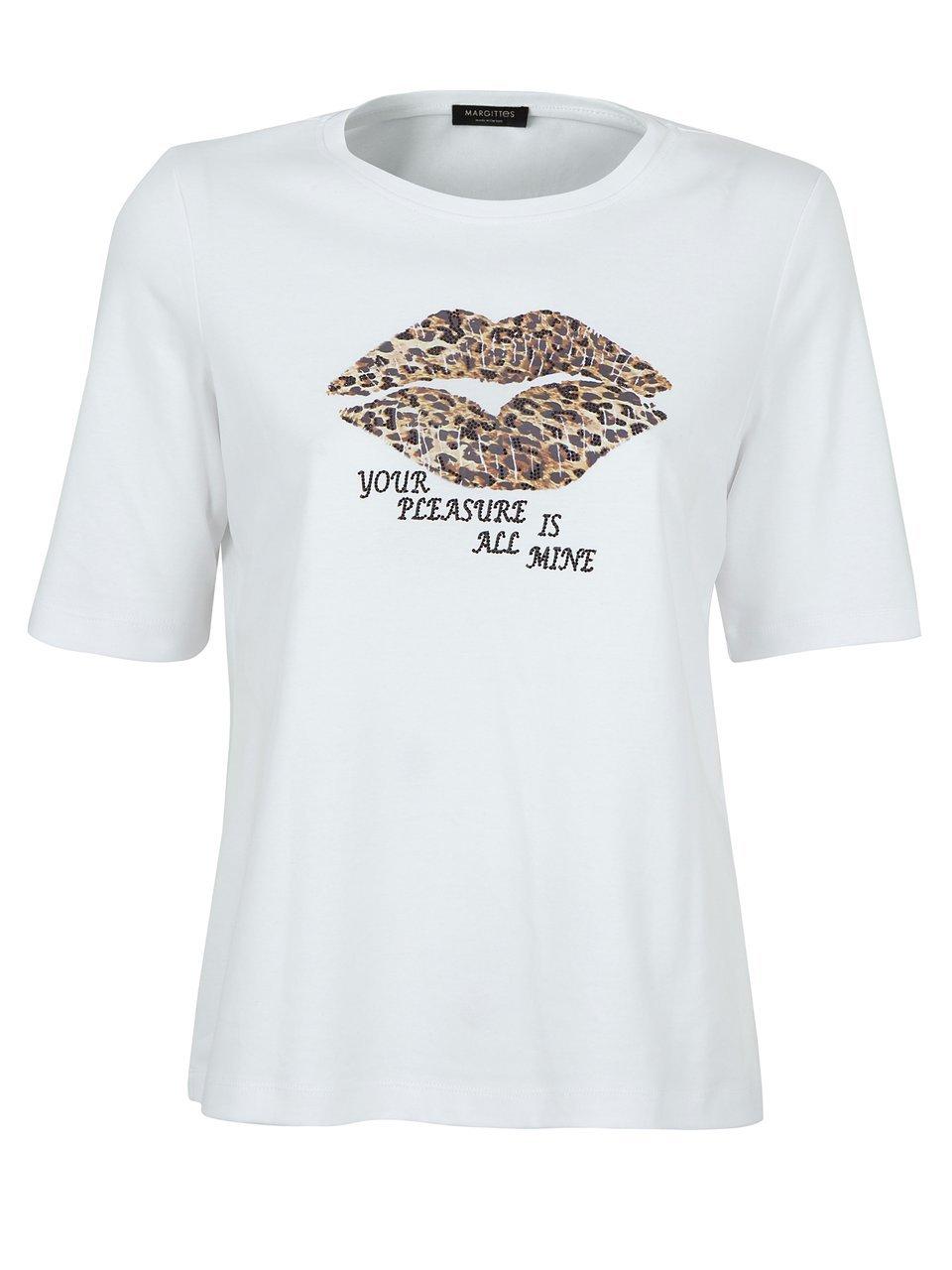 Rundhals-Shirt Margittes weiss günstig online kaufen