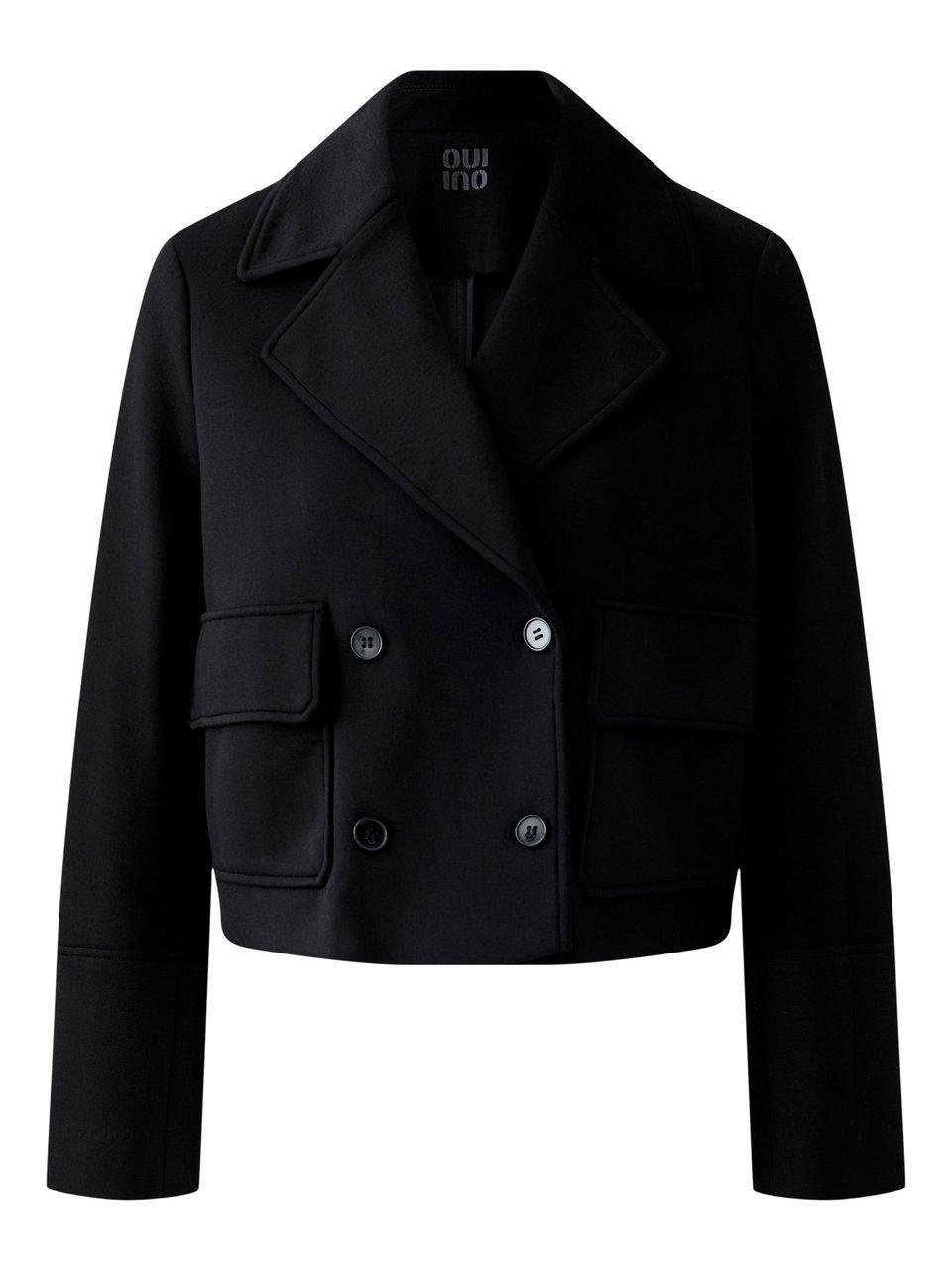 Jersey-Jacke oui schwarz günstig online kaufen