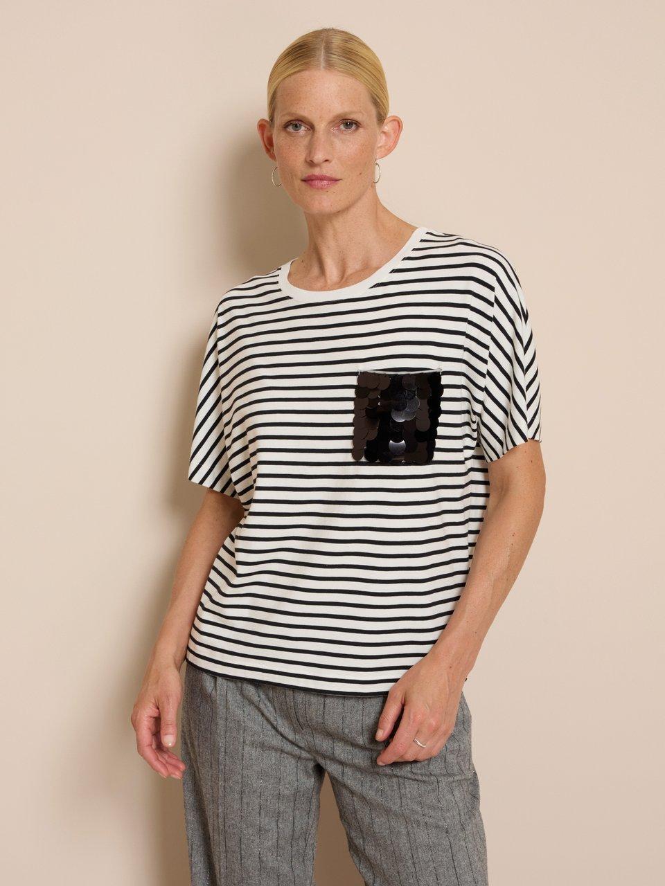 Rundhals-Shirt oui weiss