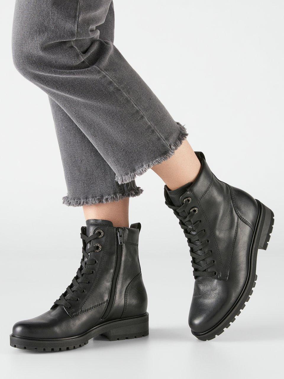 Gabor Femme Bottines à Lacets Avec Semelle Intérieure Amovible - Cuir Souple