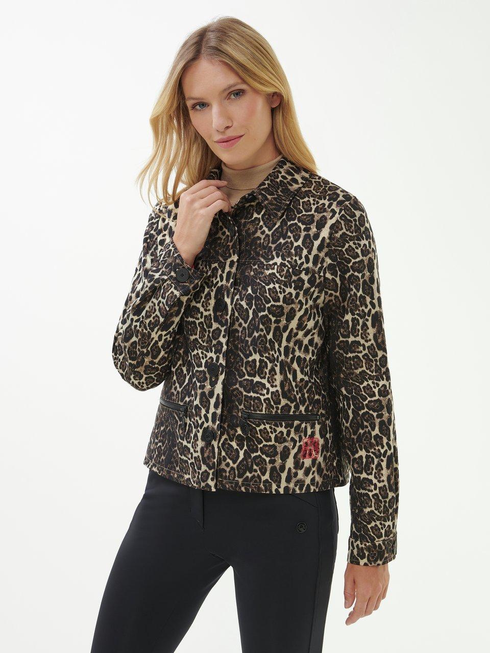 Sportalm Kitzbühel - Jas met trendy luipaard-­jacquard
