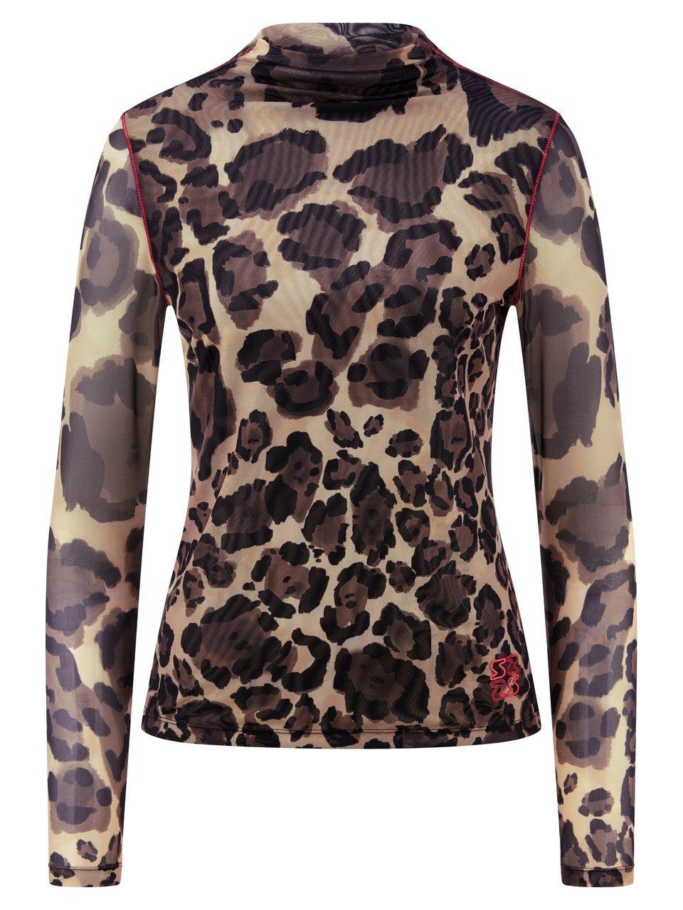 Mesh-Shirt Stehkragen Sportalm Kitzbühel beige günstig online kaufen