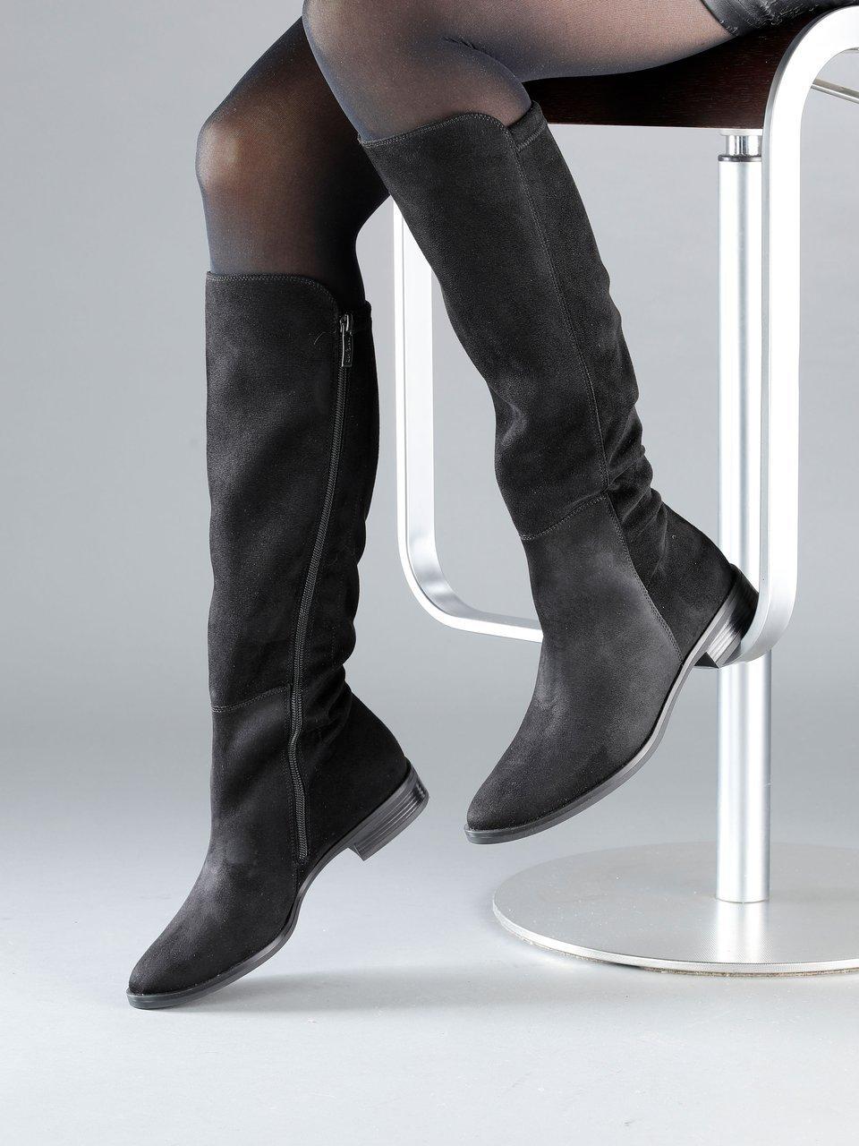 Fitters Sigrid dameslaarzen, (EU) 42, 43, 44, 45, damesschoenen in grote maten, grote maten dames, zwart, 44 EU