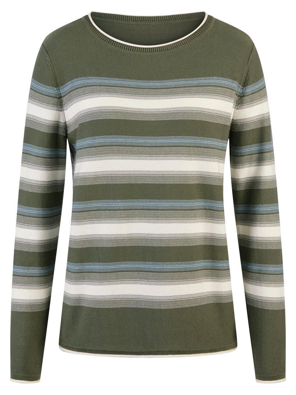 Rundhals-Pullover BASLER grün günstig online kaufen