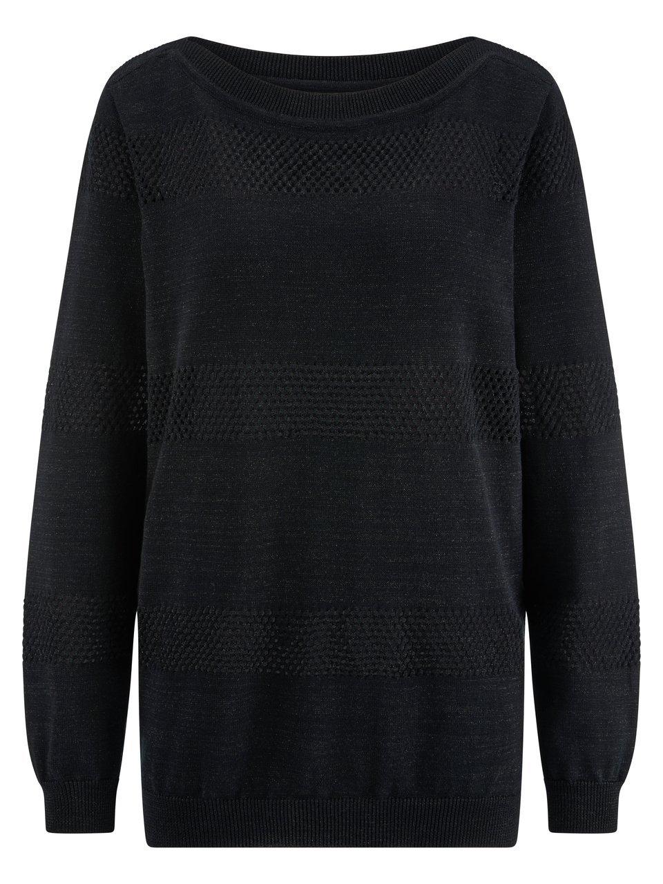 Rundhals-Pullover Anna Aura schwarz günstig online kaufen