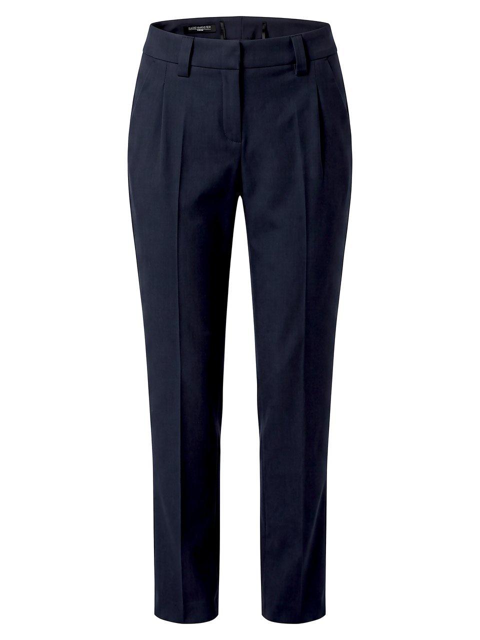Knöchellange Hose Fadenmeister Berlin blau