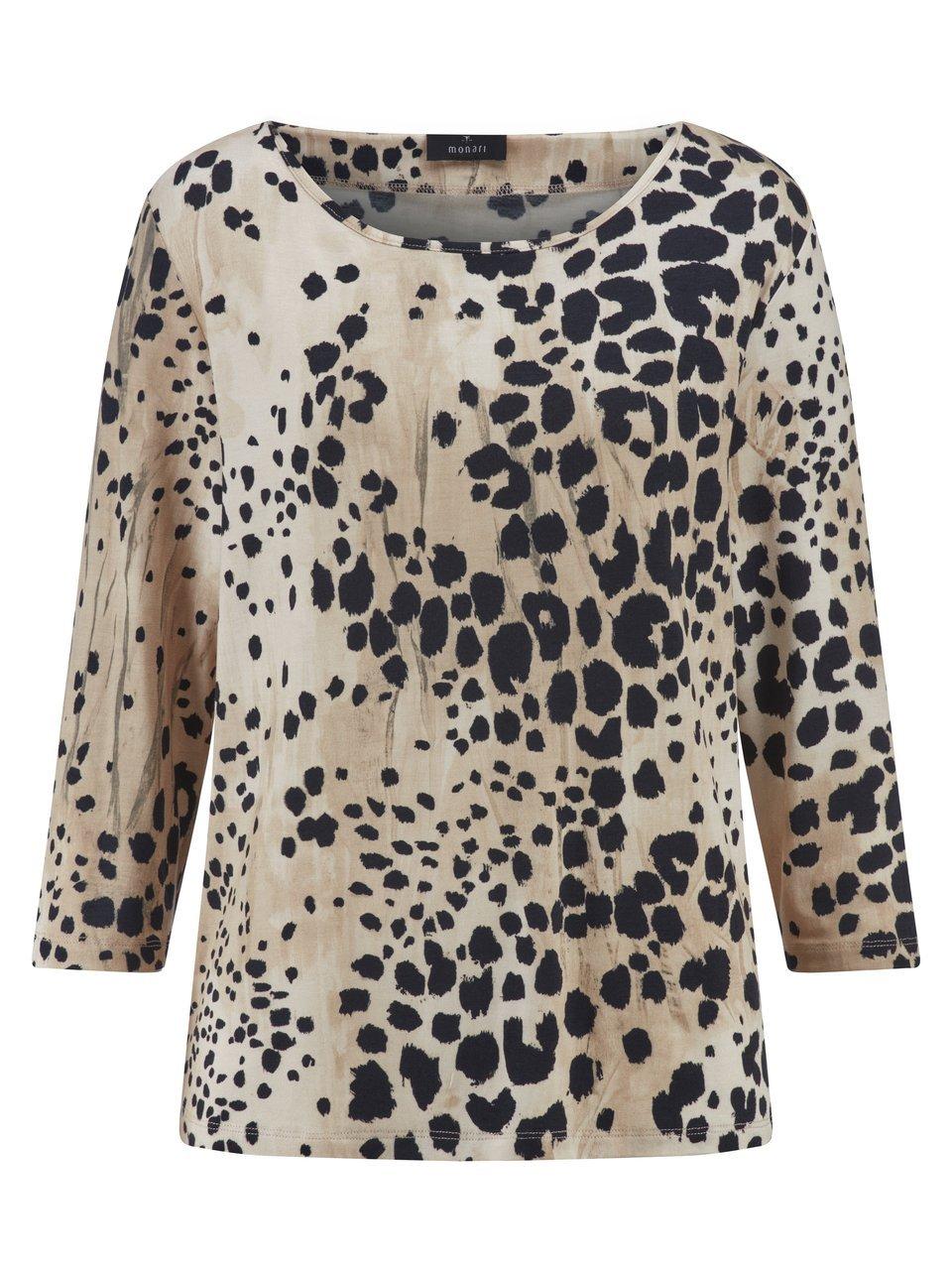 Shirt Rundhals-Ausschnitt Monari beige günstig online kaufen