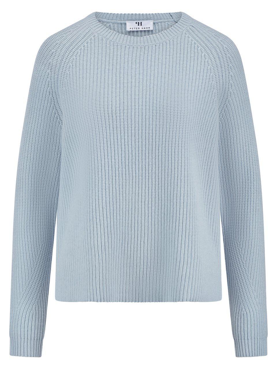 Rundhals-Pullover Peter Hahn blau günstig online kaufen
