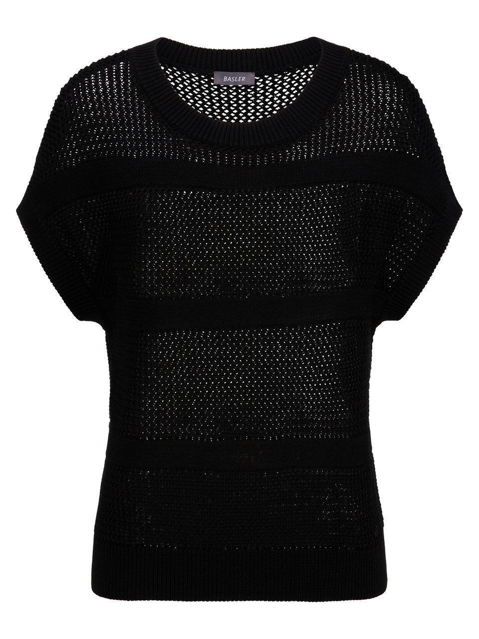Rundhals-Pullover BASLER schwarz günstig online kaufen
