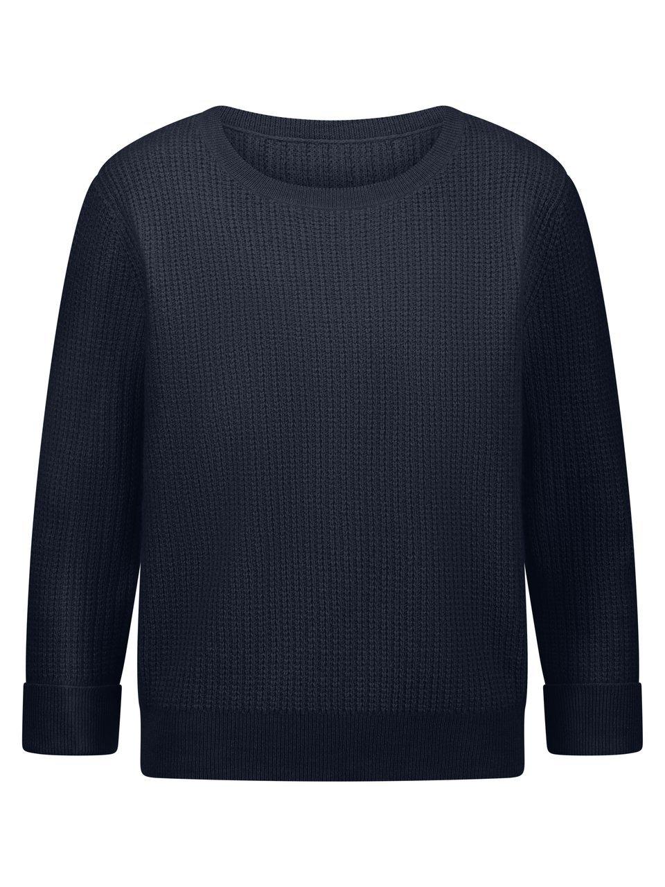 Rundhals-Pullover Peter Hahn blau günstig online kaufen