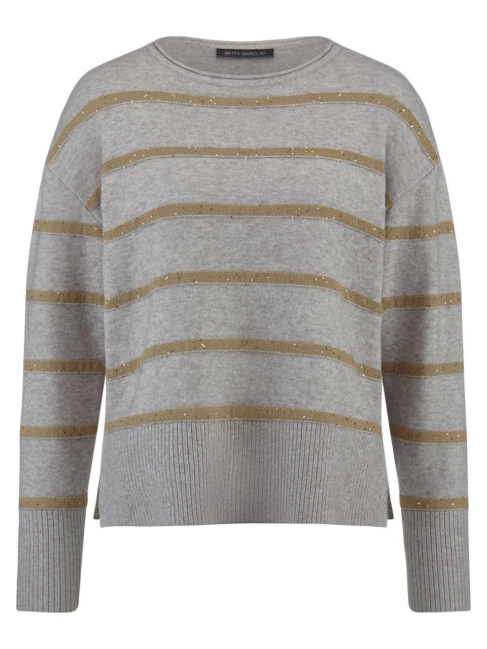 Rundhals-Pullover Betty Barclay grau günstig online kaufen