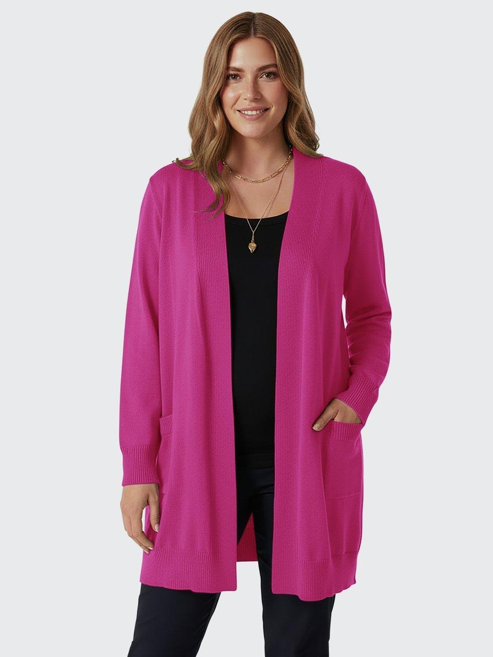 Emilia Lay - Long-Strickjacke