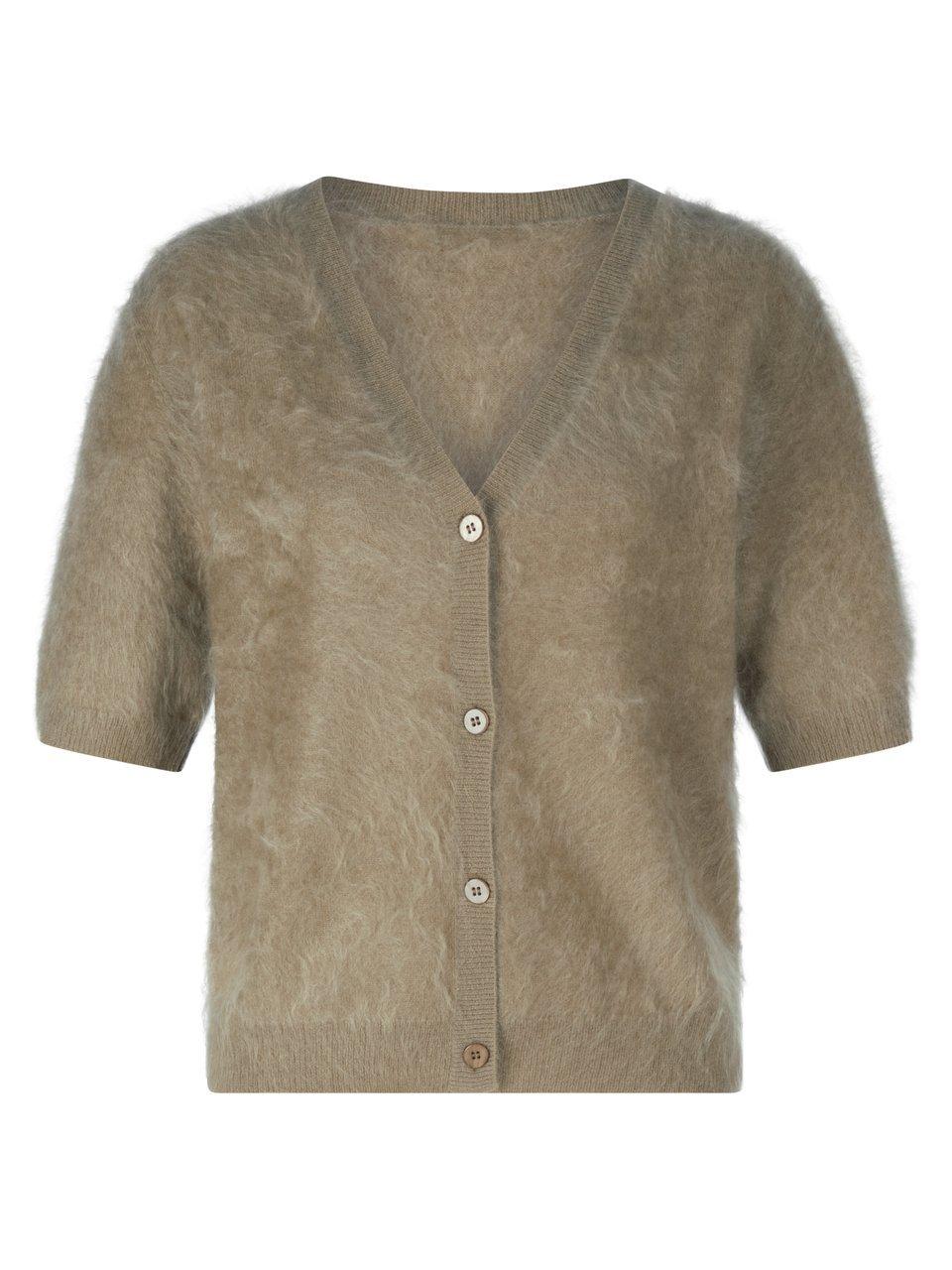 Strickjacke V-Ausschnitt Peter Hahn grün günstig online kaufen