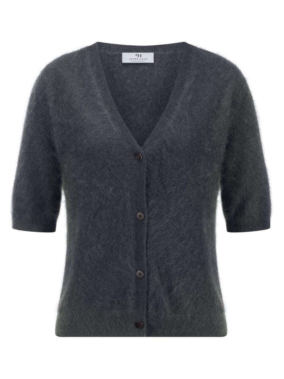 Strickjacke V-Ausschnitt Peter Hahn grau günstig online kaufen