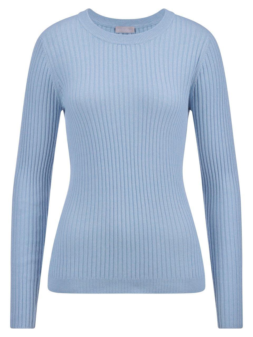 Rundhals-Pullover Peter Hahn blau günstig online kaufen