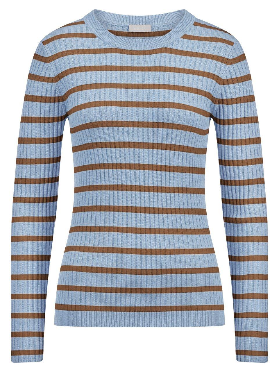 Rundhals-Pullover Peter Hahn blau günstig online kaufen