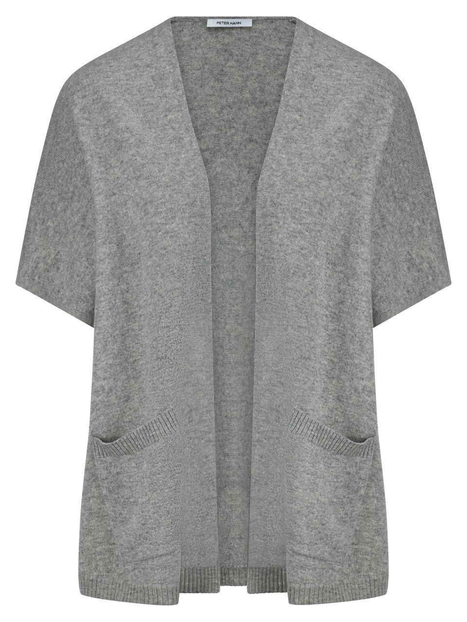 Peter Hahn Vest aangeknipte mouwen Van  grijs