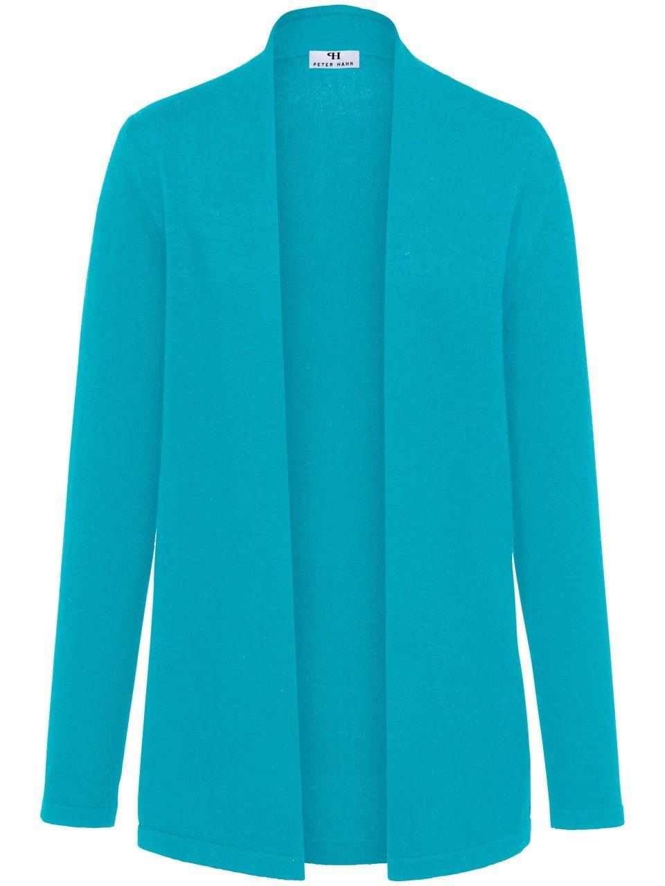 Strickjacke Modell Caro Peter Hahn türkis günstig online kaufen