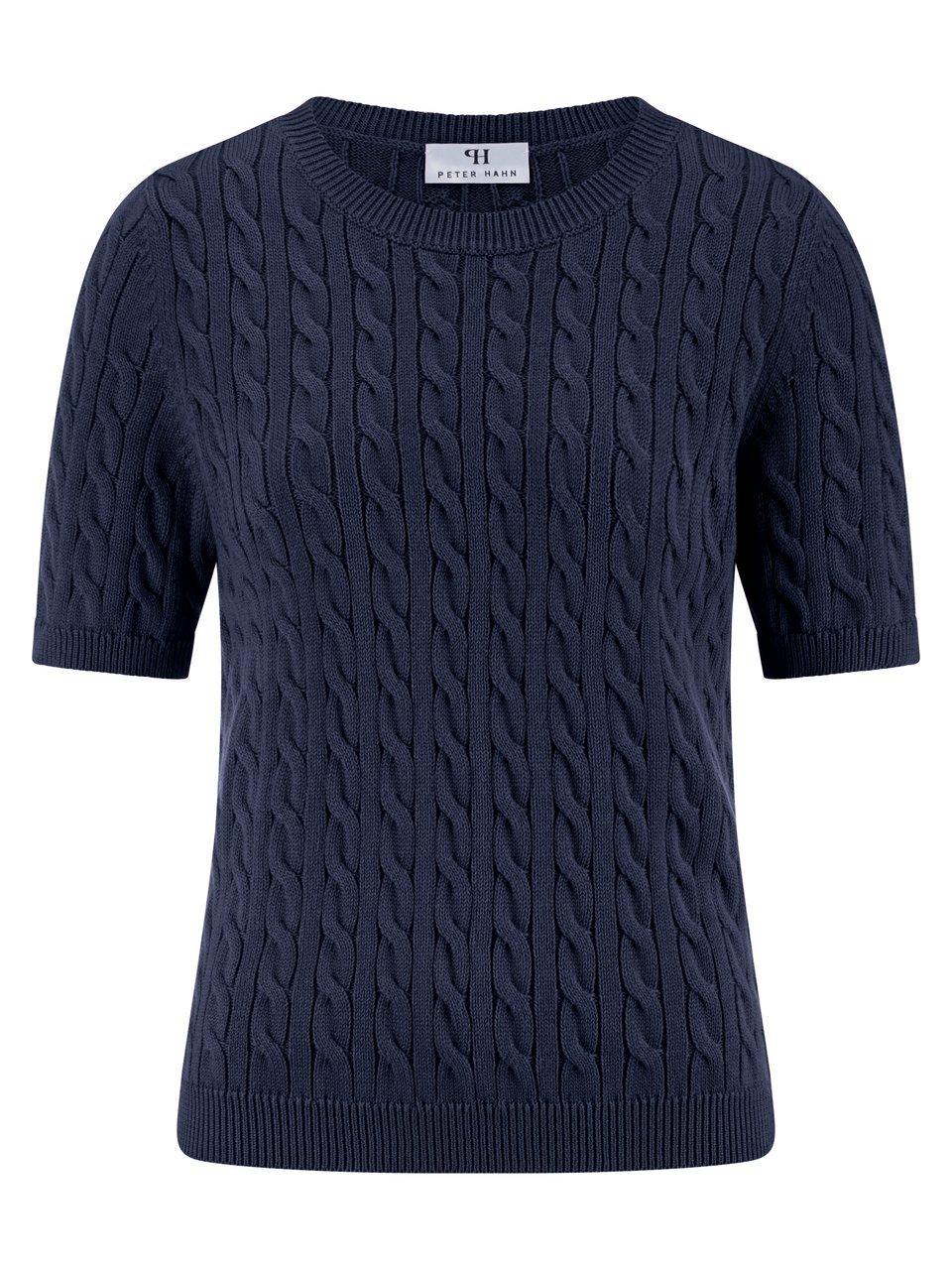 Rundhals-Pullover 1/2-Arm Peter Hahn blau günstig online kaufen