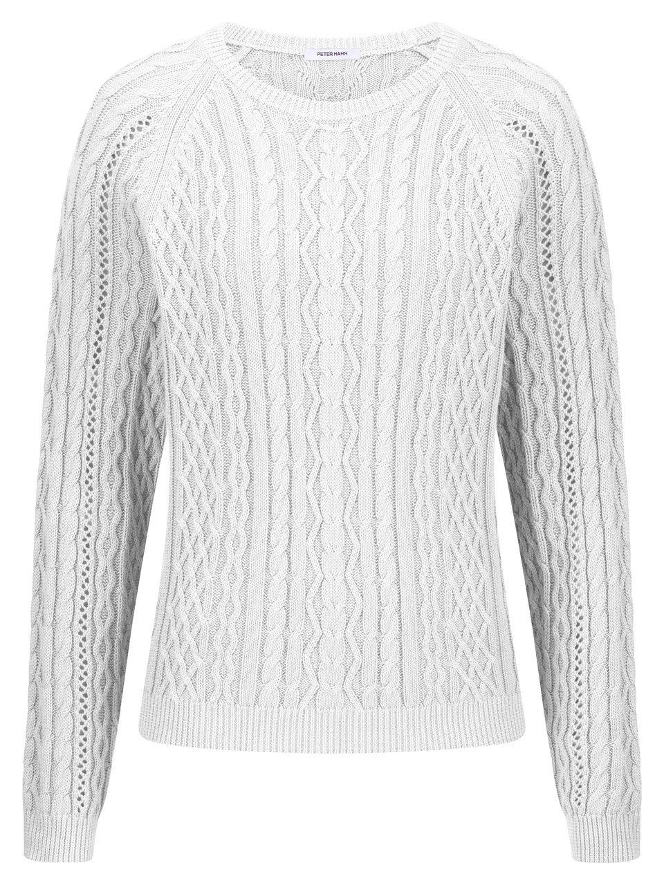 Rundhals-Pullover Peter Hahn weiss günstig online kaufen