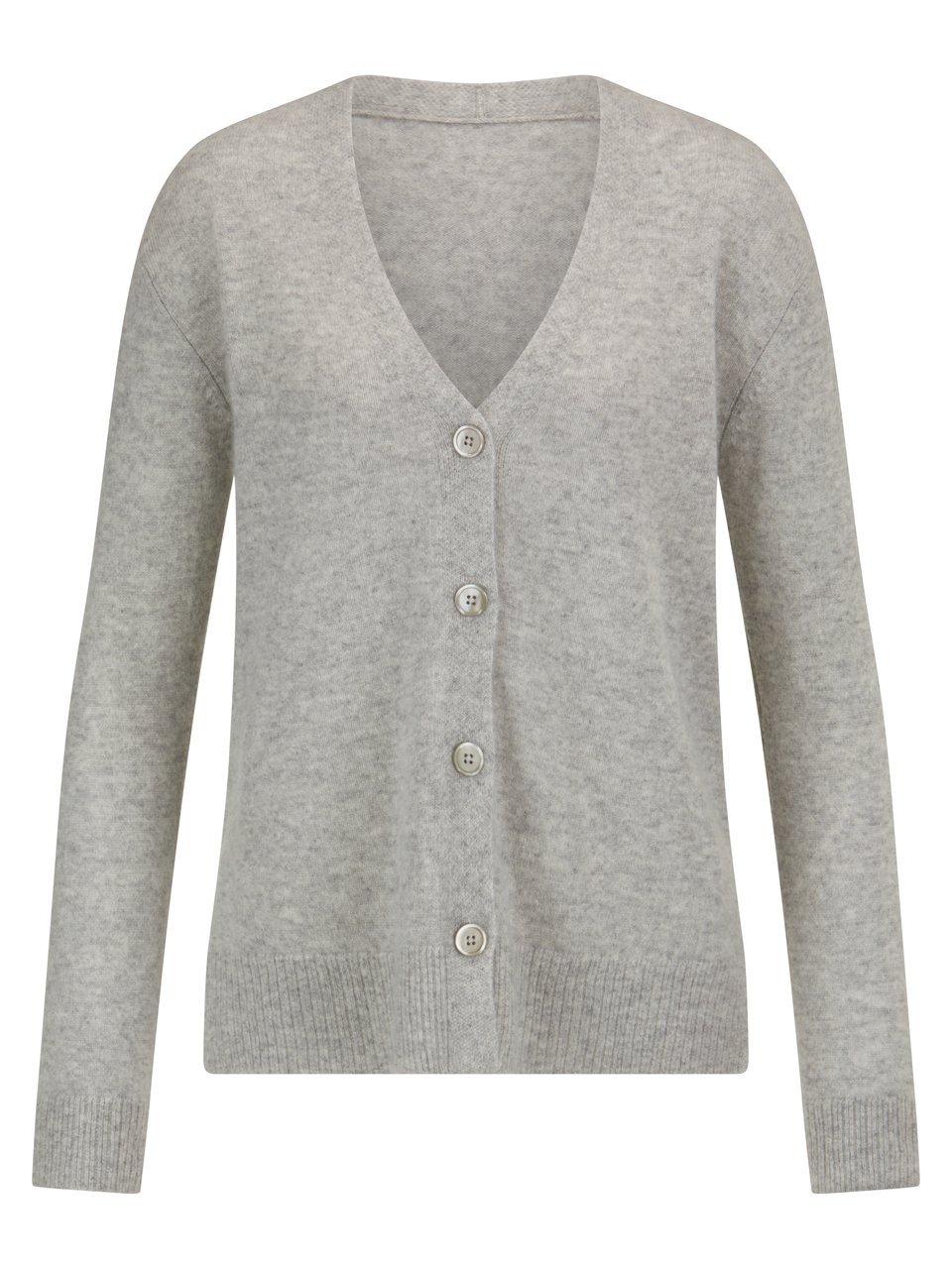 Strickjacke 1/1-Arm Peter Hahn grau günstig online kaufen