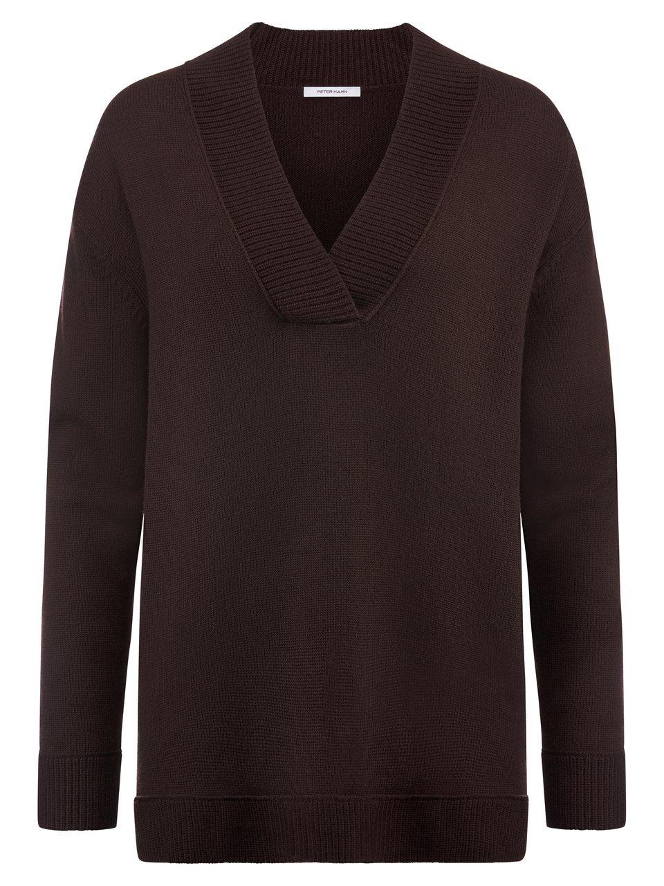 V-Pullover Peter Hahn braun günstig online kaufen