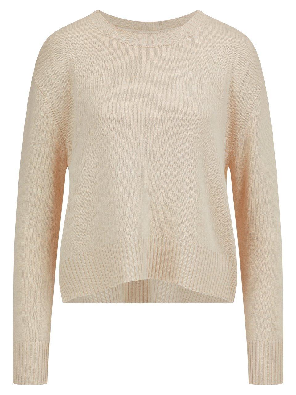 Rundhals-Pullover Peter Hahn beige günstig online kaufen