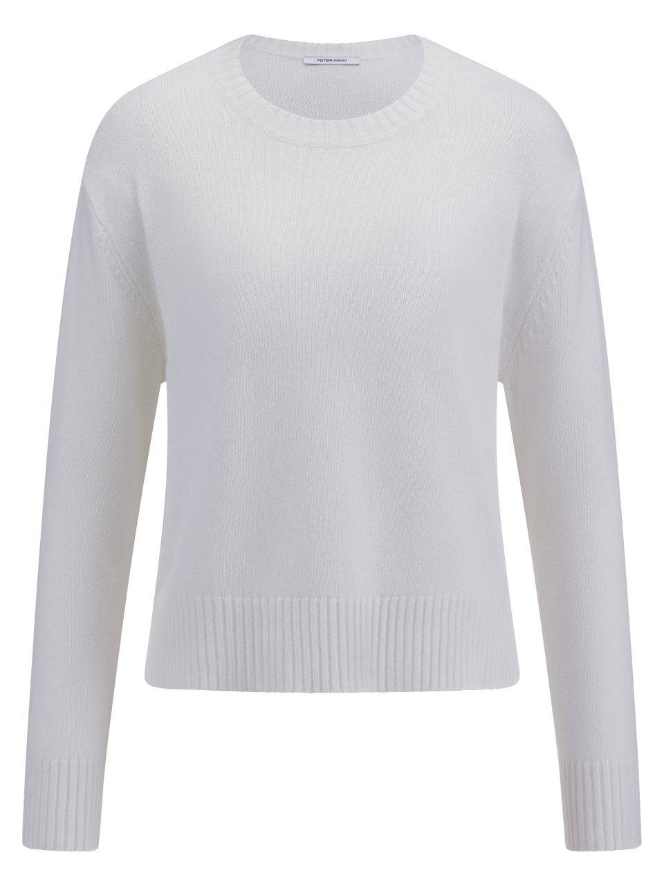 Rundhals-Pullover Peter Hahn weiss günstig online kaufen