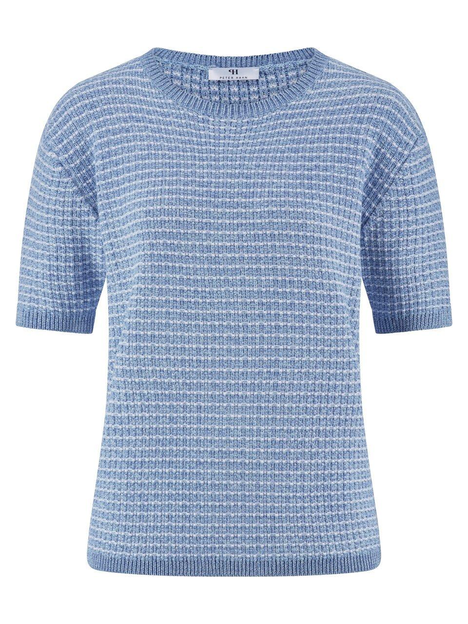 Rundhals-Pullover Peter Hahn blau günstig online kaufen