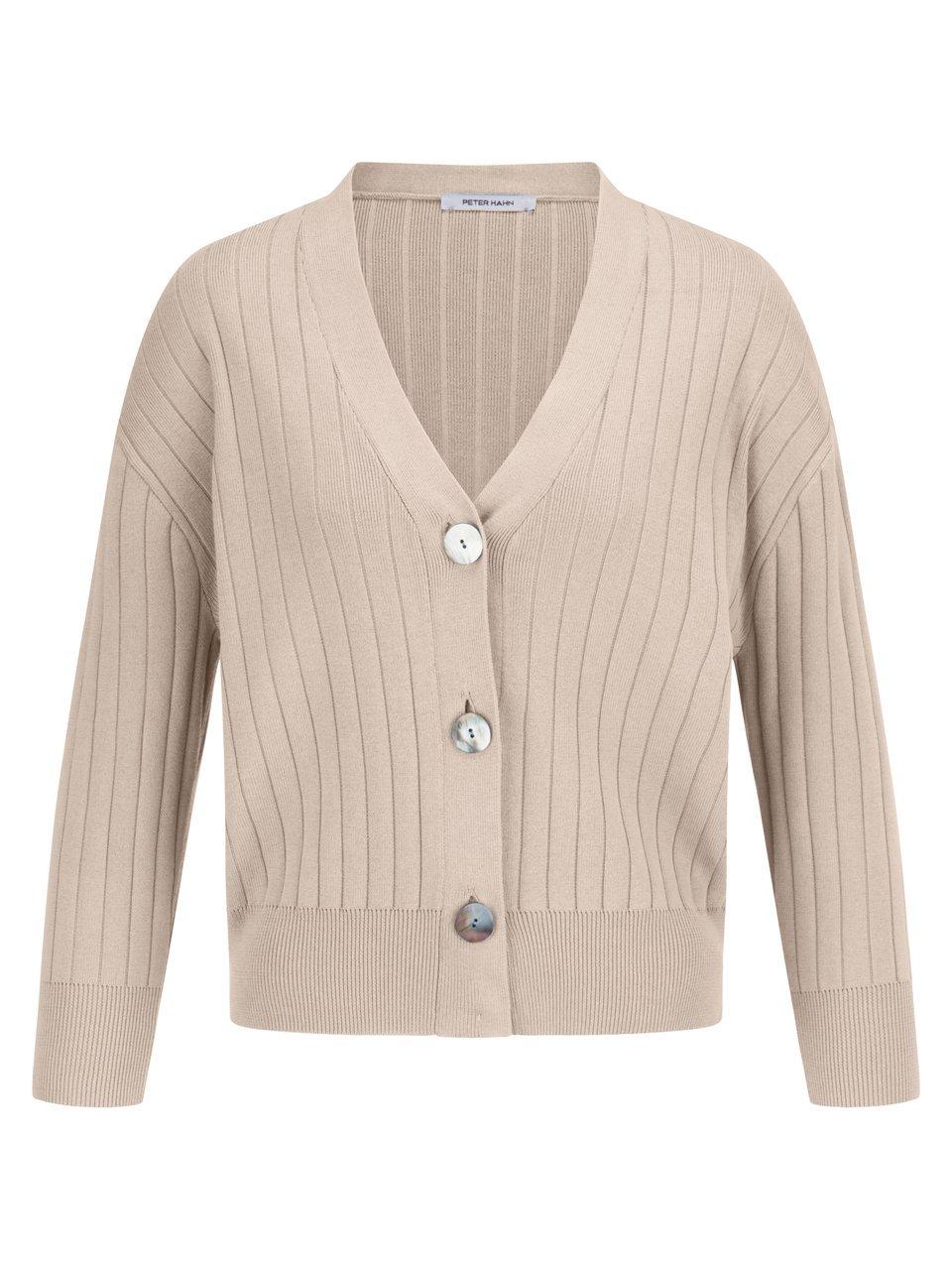 Cardigan aus 100% SUPIMA®-Baumwolle Peter Hahn beige günstig online kaufen