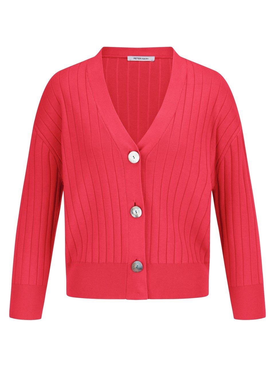 Cardigan aus 100% SUPIMA®-Baumwolle Peter Hahn rot günstig online kaufen