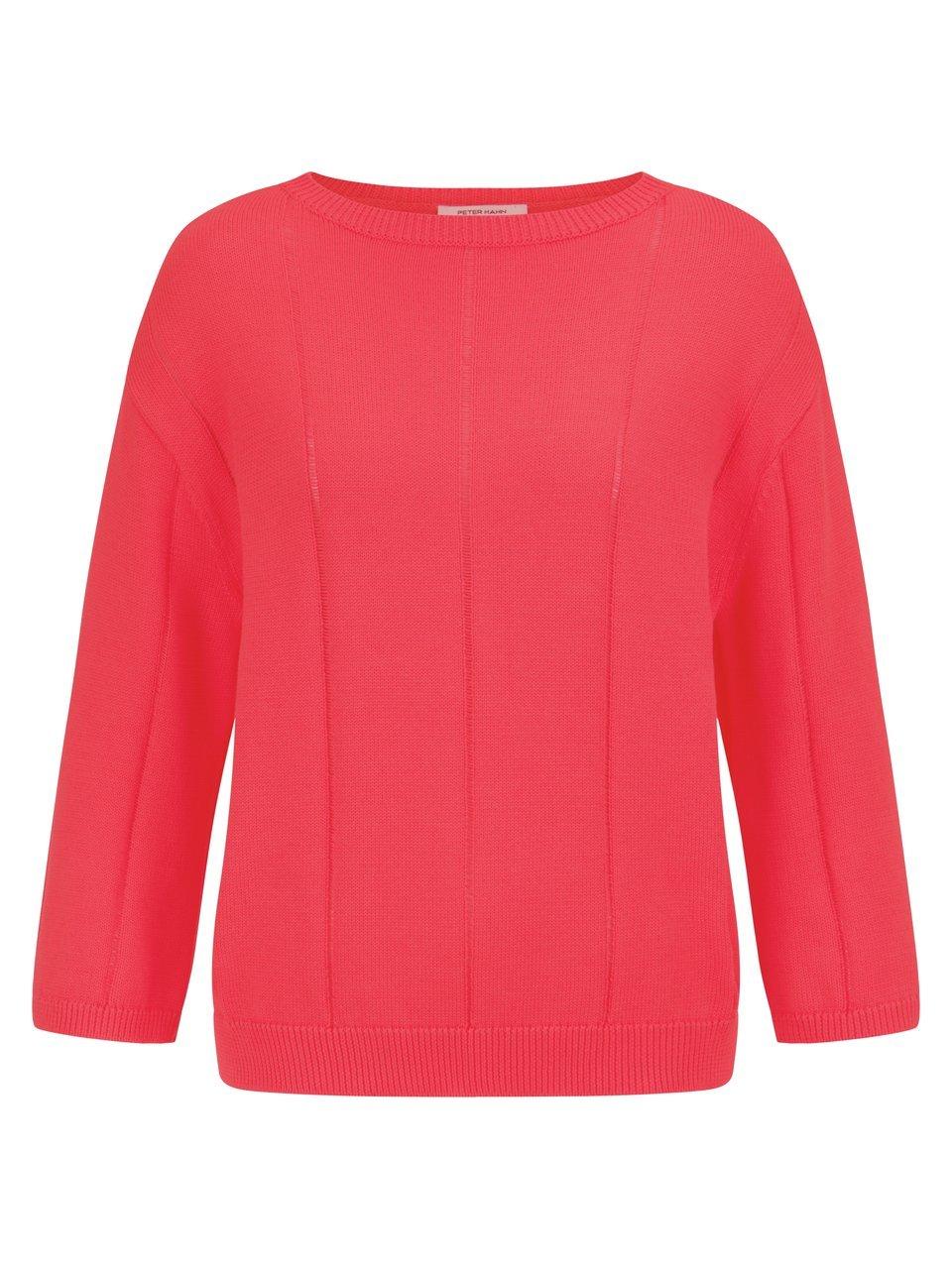 Rundhals-Pullover aus 100% SUPIMA®-­Baumwolle Peter Hahn rot günstig online kaufen