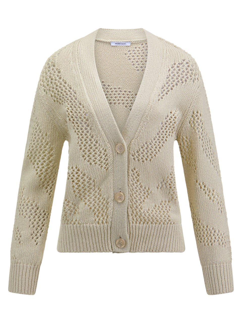 Strickjacke Peter Hahn grau günstig online kaufen