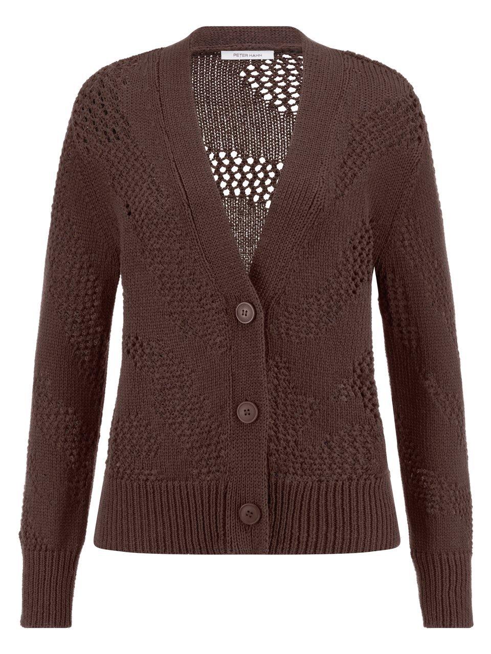 Strickjacke Peter Hahn braun günstig online kaufen