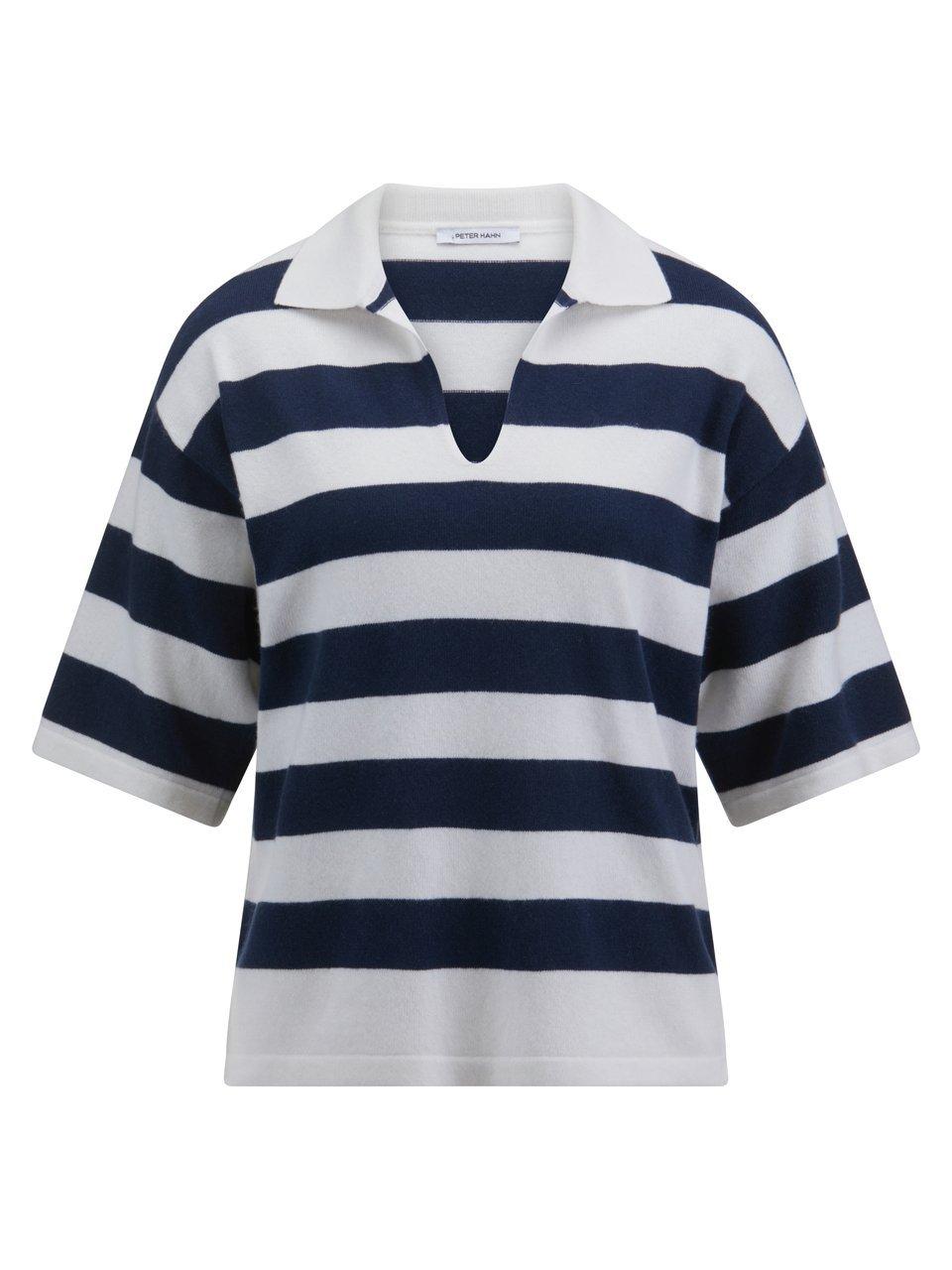 Polo-Pullover Peter Hahn blau günstig online kaufen