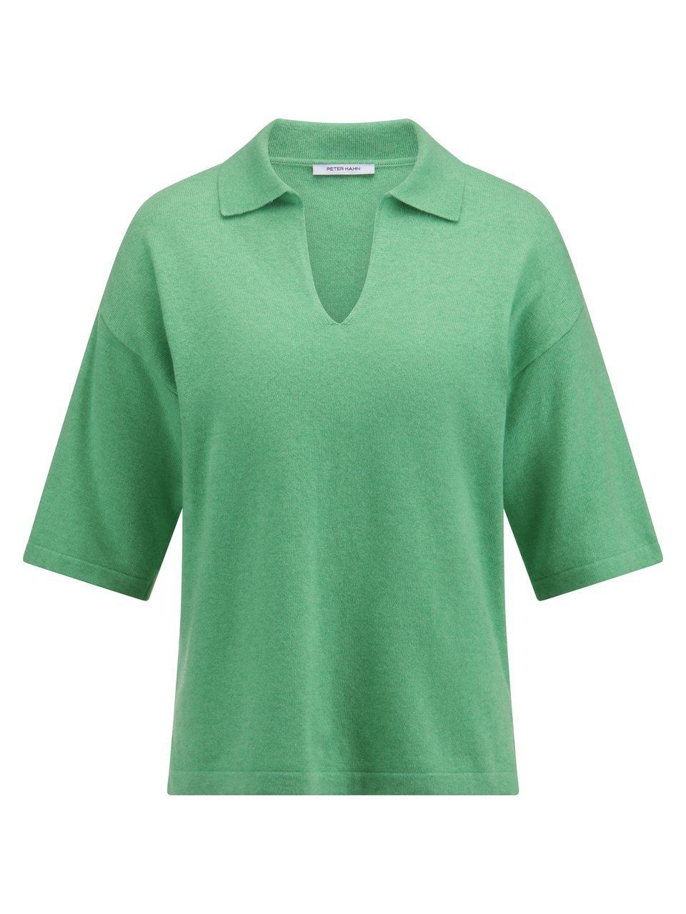 Polo-Pullover Peter Hahn grün günstig online kaufen