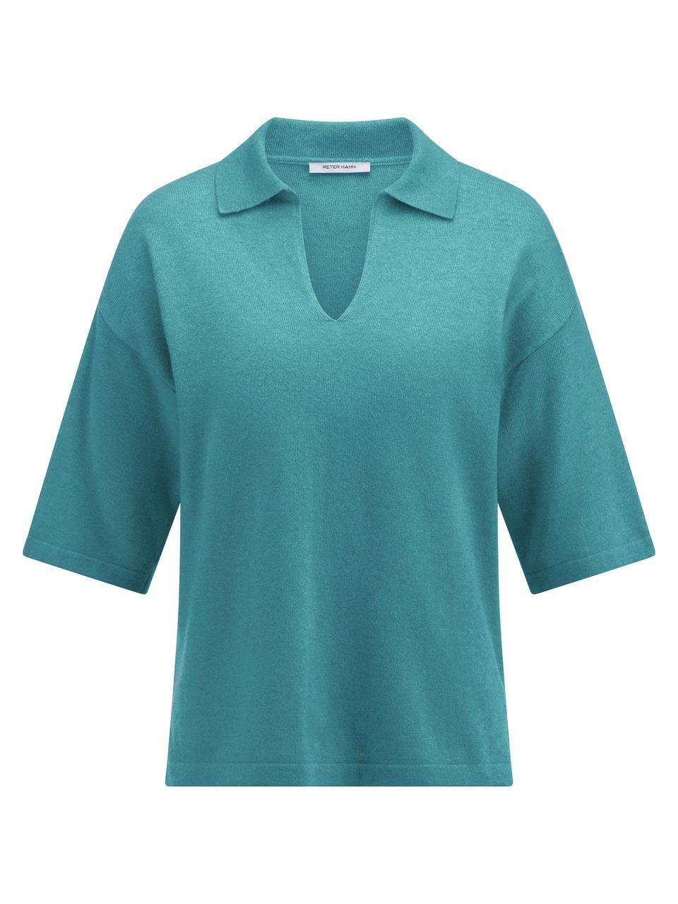 Polo-Pullover Peter Hahn blau günstig online kaufen