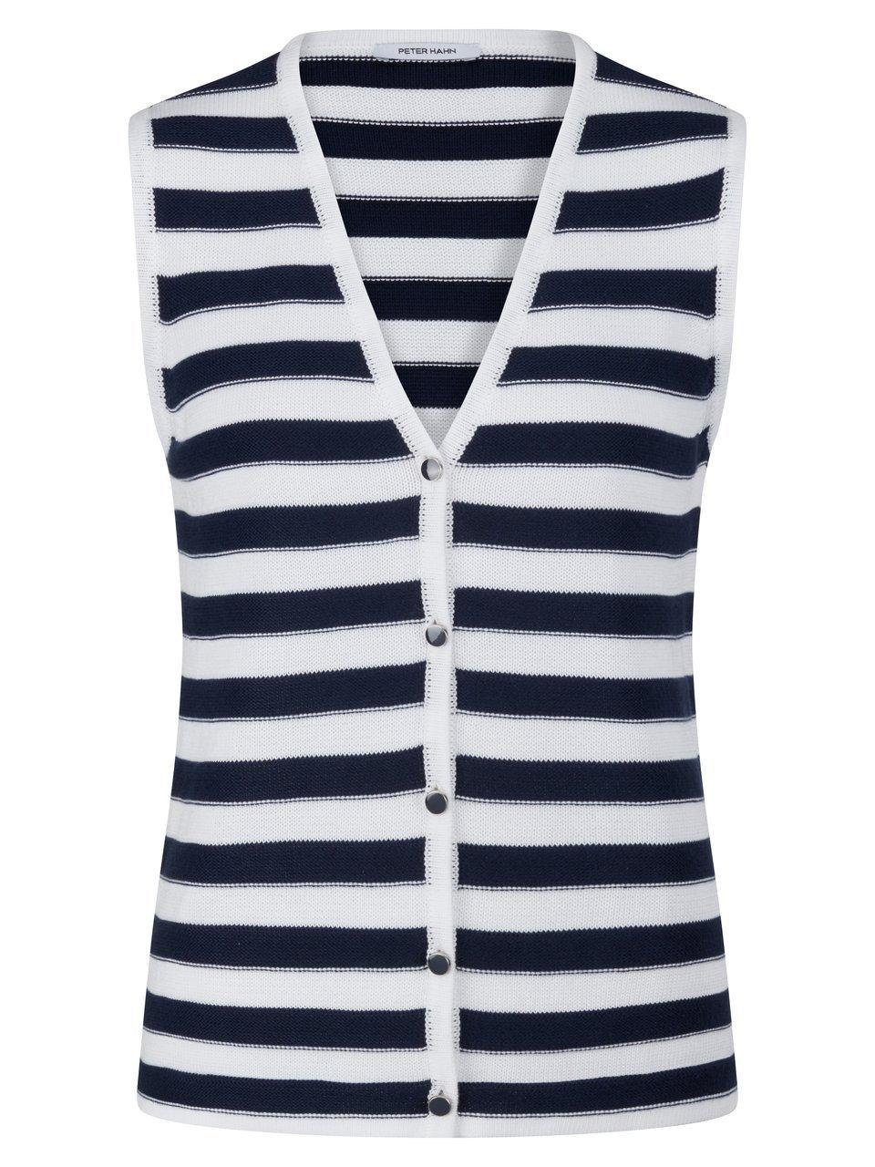 Strickweste Peter Hahn blau günstig online kaufen