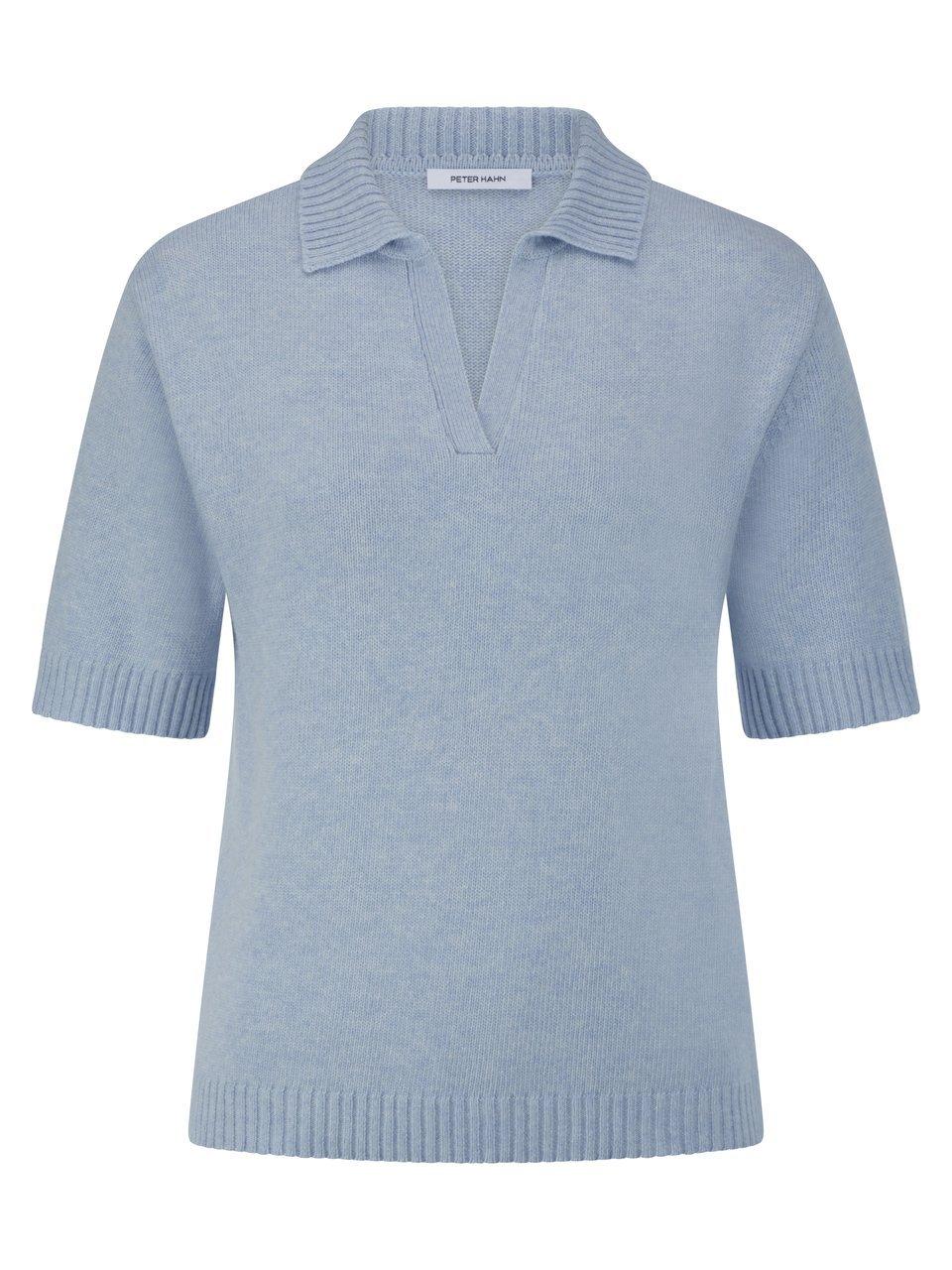 Pullover Polokragen Peter Hahn blau günstig online kaufen